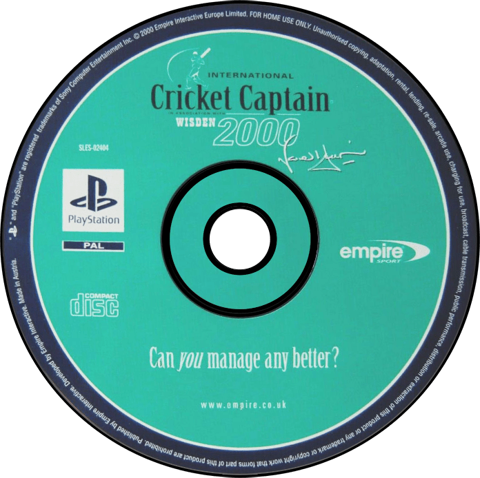 International Cricket Captain 2000 media 5 for Playstation